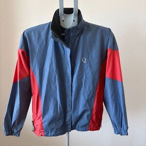 Vintage illumiNITE Windbreaker Jacket Men S Blue Red Reflective Techwear Cycling